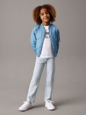 Imagen 2 del producto Polera Niño Good Level Regular Blanco Calvin Klein