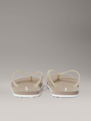 Imagen 2 del producto Sandalias Classic con Logo Beige Calvin Klein