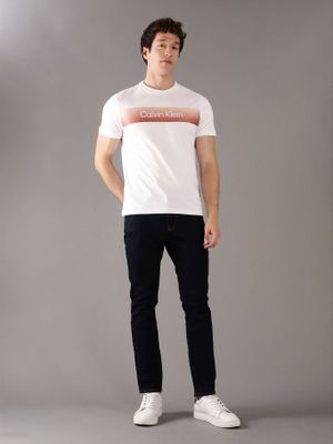 Imagen 2 del producto Polera Linear con Logo Blanco Calvin Klein