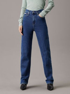 Imagen 2 del producto Jeans High Rise Straight Azul 1A4 Calvin Klein