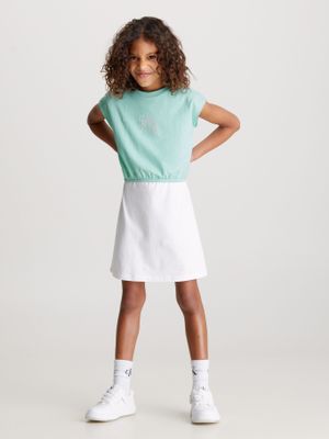 Imagen 2 del producto Polera Niña Gradient Flock Verde Calvin Klein