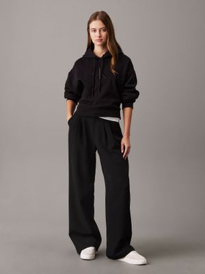 Imagen 2 del producto Polerón holgado gorro de monograma Negro Calvin Klein