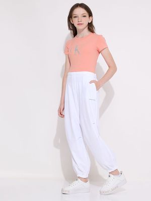 Imagen 2 del producto Polera Niña Iridescent Ck Slim Rosado Calvin Klein