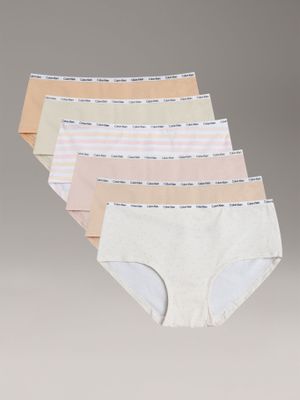 Pack 6 Calzon Hipster p Niña Multicolor Calvin Klein