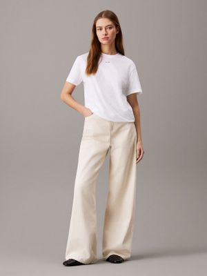 Imagen 2 del producto Polera Nano Logo Regular Blanco Calvin Klein