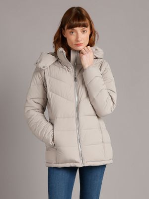 Parka Strech Packable Beige Calvin Klein