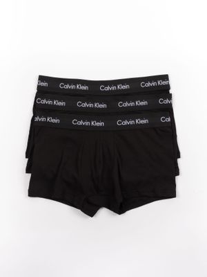 Pack 3 Bóxers New Cotton Stretch Negro Calvin Klein