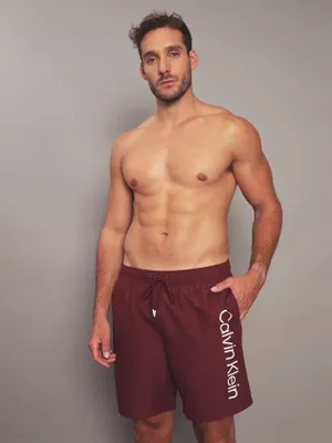 Traje de Baño Core Solids Burdeo Calvin Klein