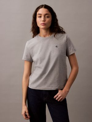 Polerón Archive- Logo Gris Calvin Klein