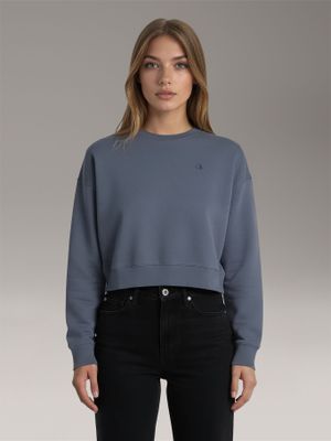 Polerón Archive- Logo Gris Calvin Klein