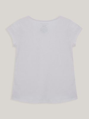 Imagen 2 del producto Polera Niña Split Monogram Blanco Calvin Klein