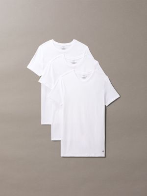 Imagen 1 del producto Pack de 3 Camisetas Cuello Redondo Blanco Calvin Klein
