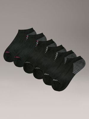 Imagen 1 del producto Pack 6 Calcetines Cushion No-Show Negro Calvin Klein