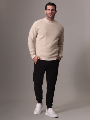 Imagen 2 del producto Sweater Badge Relaxed Sweater Beige Calvin Klein