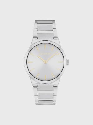 Reloj Minimalist Mujer Plateado Calvin Klein
