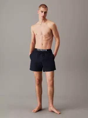 Traje Baño Cinturilla Intense Power Azul Calvin Klein