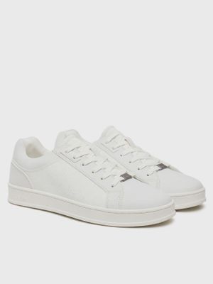 Zapatillas Low Top Lace Up Mono Blanco Calvin Klein