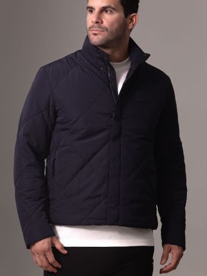 Chaqueta Diamond Quilt Azul Calvin Klein