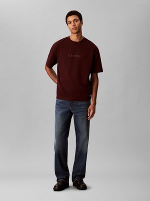 Imagen 2 del producto Polera Relaxed con Logo Burdeo Calvin Klein