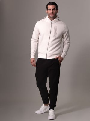 Imagen 2 del producto Polerón con Gorro Horizontal Logo Blanco Calvin Klein