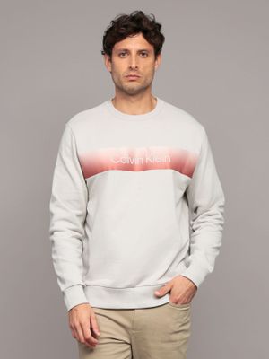 Imagen 1 del producto Polerón con Logo en Degradado Gris Calvin Klein