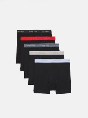 Imagen 1 del producto Pack De 5 Bóxers Brief Cott Classics Negro Calvin Klein