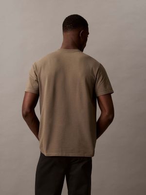 Imagen 2 del producto Polera con Logo Tonal Café Calvin Klein