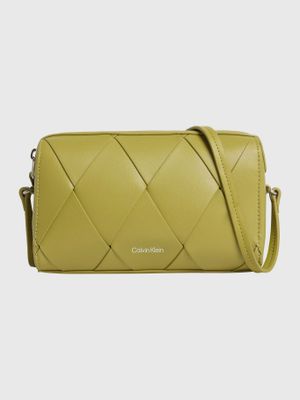 Bandolera Ck Woven Verde Calvin Klein