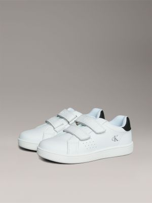 Zapatillas Niño Deportiva Velcro Blanco Calvin Klein