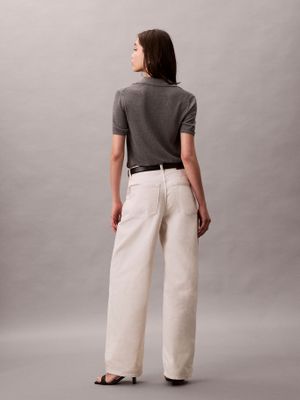 Imagen 2 del producto Pantalón Barrel Soft Bone Beige Calvin Klein