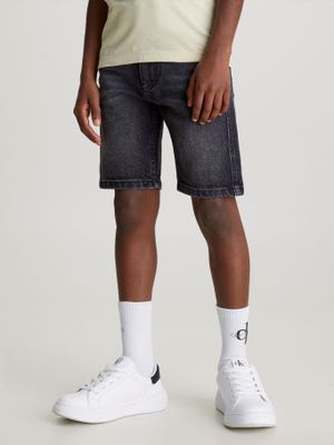 Imagen 2 del producto Short Niño Relaxed Washed Negro Calvin Klein