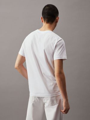 Imagen 2 del producto Pack 2 Poleras Monologo Blanco Calvin Klein