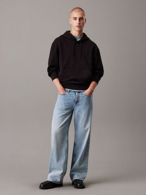 Imagen 2 del producto Polerón con gorro y logo Negro Calvin Klein