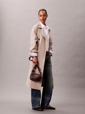 Imagen 2 del producto Bandolera Webbing Double Strap Marrón Calvin Klein