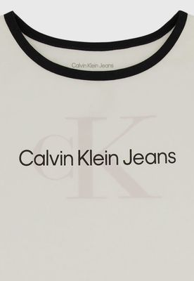 Imagen 2 del producto Polera Niña Monogram Blanco Calvin Klein