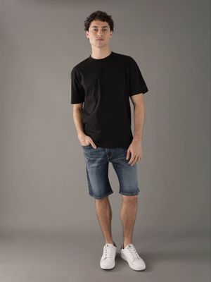 Imagen 2 del producto Polera suave con monograma en capas Negro Calvin Klein