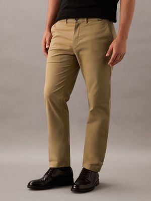 Pantalón Chino Modern BR Twill Beige Calvin Klein