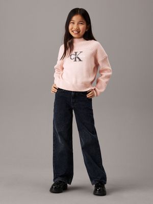 Imagen 2 del producto Sweater Niña Monologo Rosado Calvin Klein