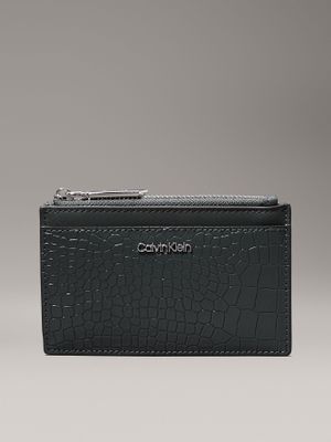 Tarjetero CK Must Croco Verde Calvin Klein