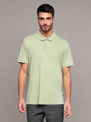 Polo solid liquid Verde Calvin Klein
