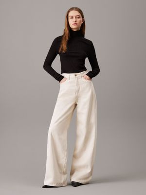 Imagen 2 del producto Sweater Modal Rib Mock Neck Negro Calvin Klein