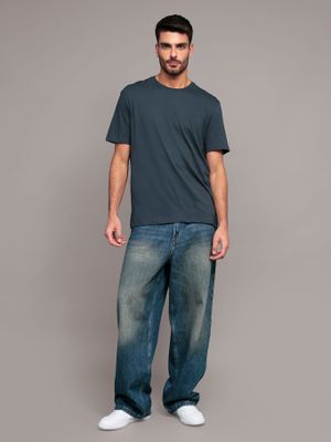 Imagen 2 del producto Polera Solid/ Liquid Azul Calvin Klein