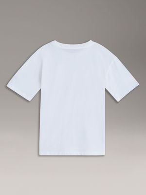Imagen 2 del producto Polera Niño Scene YAF Relaxed Blanco Calvin Klein