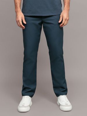 Pantalón Stretch Tech Slim Azul Calvin Klein