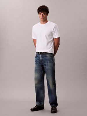 Imagen 2 del producto Polera de Algodón Interlock Blanco Calvin Klein