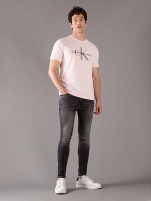 Imagen 2 del producto Polera Monogram Crew Rosado Calvin Klein