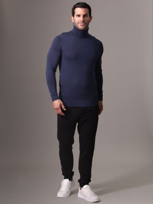 Imagen 2 del producto Sweater Merino Rws Turtle Neck Azul Calvin Klein