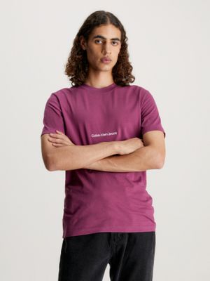 Polera Institutional Morado Calvin Klein