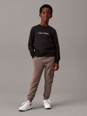 Jogger Niño Badge Relaxed Café Calvin Klein