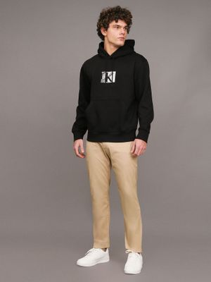 Imagen 2 del producto Polerón con Gorro Small Ck Box Negro Calvin Klein